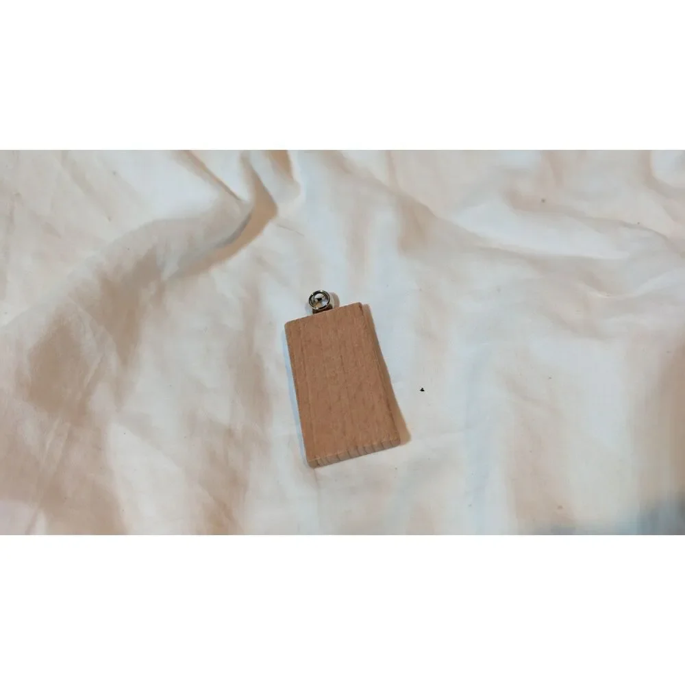 Handmade Wood Burned Pendant – Owl Forest Design – Rustic charm
